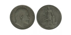 1 Florin Edouard VII Grande Bretagne Argent - Grande Bretagne