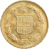 Avers : tête d'Helvetia à gauche portant un diadème.

Revers : écu surmonté d'une étoile dans une couronne.