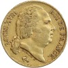 20 Francs Louis XVIII Buste Nu
