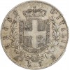 5 Lires Victor Emmanuel II Italie Argent - Italie Réunifiée