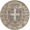 5 Lires Victor Emmanuel II Italie Argent - Italie Réunifiée