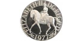 Médaille Module 25 New Pence Elisabeth II Grande Bretagne Argent