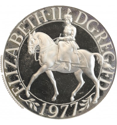 Médaille Module 25 New Pence Elisabeth II Grande Bretagne Argent