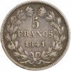 5 Francs Louis-Philippe Ier Tête Laurée Tranche En Relief