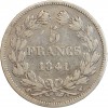 5 Francs Louis-Philippe Ier Tête Laurée Tranche en Relief