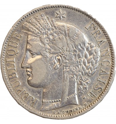 5 Francs Cérès Deuxième République