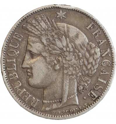 5 Francs Cérès Deuxième République