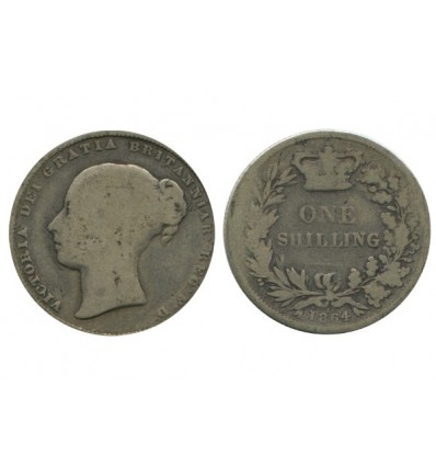 1 Shilling Victoria Grande Bretagne Argent - Grande Bretagne