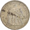 5 Francs Hercule Troisième République