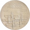 10 Markkaa 50ème anniversaire de l'Indépendance - Finlande Argent