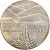25 Markkaa Championnat du monde des sports d'hiver à Lahti Finlande Argent