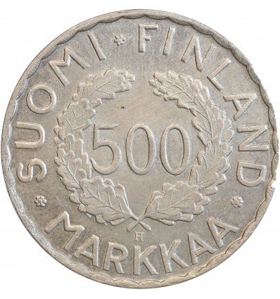 500 Markkaa J.O. d'hiver d'Helsinki Finlande Argent