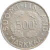 500 Markkaa J.O. d'hiver d'Helsinki Finlande Argent