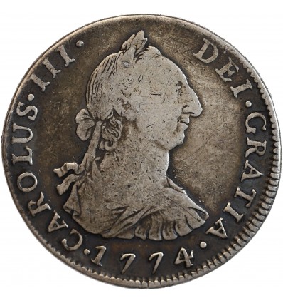 4 Réales Charles III Bolivie Argent