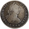 4 Réales Charles III Bolivie Argent