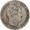 5 Francs Louis-Philippe Ier Tête Laurée Tranche En Relief