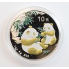 10 Yuan Panda Colorisé Chine Argent