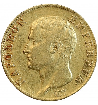 20 Francs Napoléon Ier Tête Nue Revers République