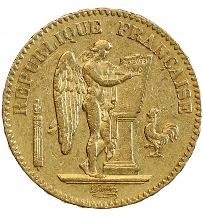 20 Francs Génie Deuxième République