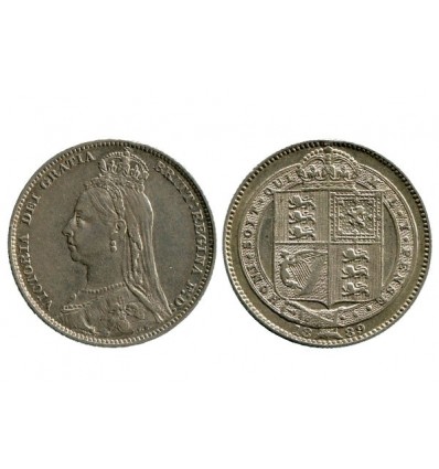 1 Shilling Victoria Grande Bretagne Argent - Grande Bretagne