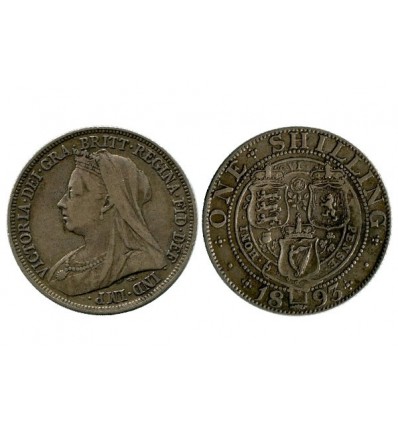 1 Shilling Victoria Grande Bretagne Argent - Grande Bretagne