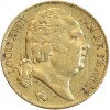 20 Francs Louis XVIII Buste Nu