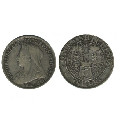 1 Shilling Victoria Grande Bretagne Argent - Grande Bretagne