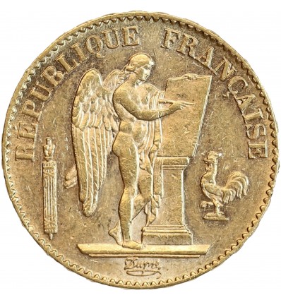 20 Francs Génie Troisième République