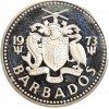 10 Dollars - Barbade Argent