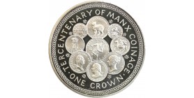 1 Couronne - Ile de Man Argent