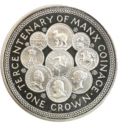 1 Couronne - Ile de Man Argent