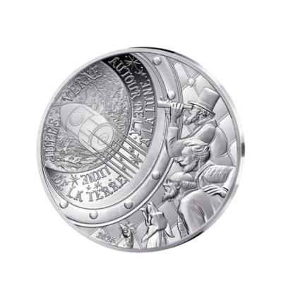 10 Euros Jules Verne 2025 B.E. - De la Terre à la Lune