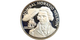 Avers : armoiries de la Jamaïque

Revers : buste de l'Amiral Nelson