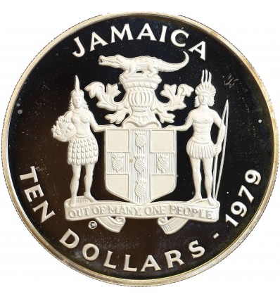 10 Dollars - Jamaïque Argent