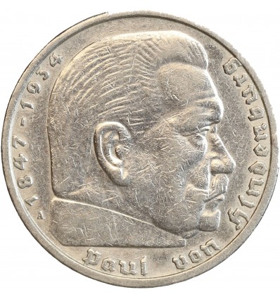 5 Marks Hindenbourg - Allemagne Argent