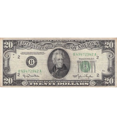 20 Dollars Andrew Jackson