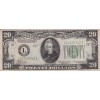 20 Dollars Andrew Jackson Etats-Unis 1934