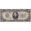 20 Dollars Andrew Jackson Etats-Unis 1934