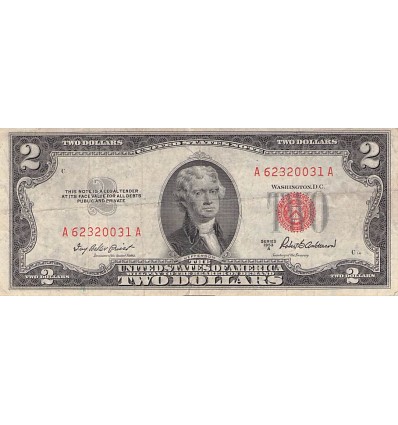 2 Dollars Thomas Jefferson