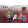 2 Euros Lettonie 2017 Coincard- Kurzeme B.U.