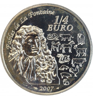 1/4 Euro Année du Cochon 2007
