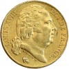 20 Francs Louis XVIII Buste Nu