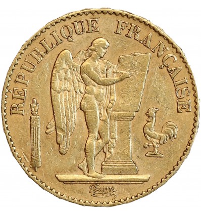 20 Francs Génie Troisième République
