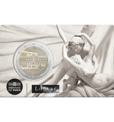 2 Euros Musée du Louvre France 2025 - L'Amour et Psyché