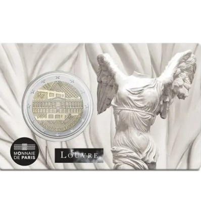 2 Euros Musée du Louvre France 2025 - La Victoire de Samothrace