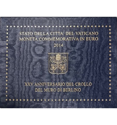 2 Euros Vatican 2014 - Le Mur de Berlin