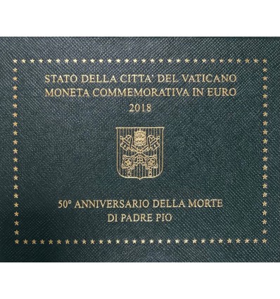 2 Euros Vatican 2018 - Padre Pio