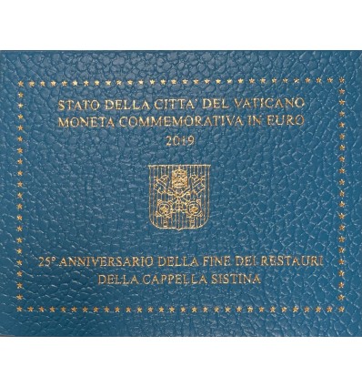 2 Euros Vatican 2019 - Chapelle Sixtine