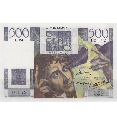500 Francs Chateaubriand - France 1945