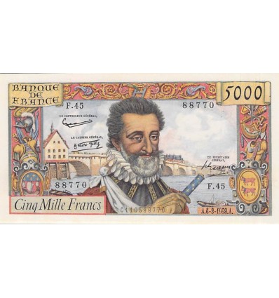 5000 Francs Henri IV